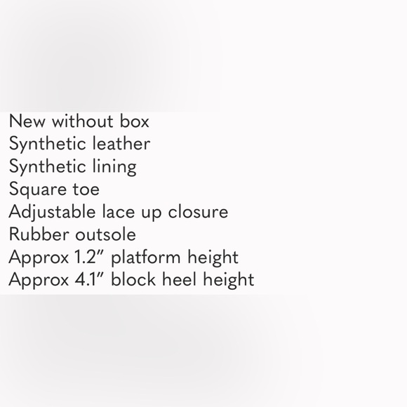 Gianni Bini City Girl Black Oxford Platform Shoes NEW NO TAGS NO BOX NARROW FIT - Picture 6 of 8